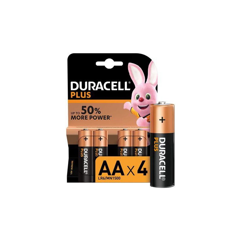 Duracell Pila Alcal blist-4 duracell lr6 aa