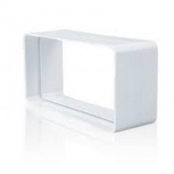 PVC blanco rectangular 150X55 union