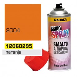 Spray Pintura Naranja Puro Mate 400ml