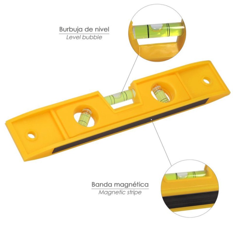 Nivel Magnetico Plastico 230 mm 