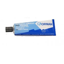 Tubo adhesivo PVC Korman 125 Gr 