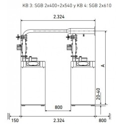 KB 3 KIT HIDRAULIC 2 SGB 400  470 Y 540 E