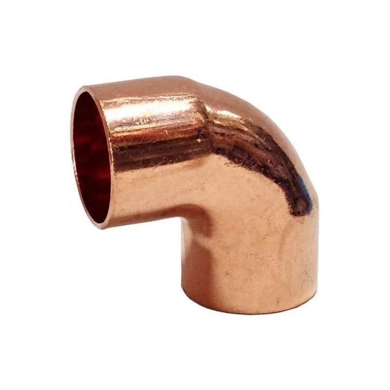 Codo 90º Cobre Hembra-Hembra 12mm soldar