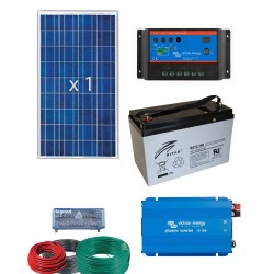 Equipo solar para suministro electrico 350W 