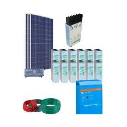 Equipo solar para suministro electrico 2000W 
