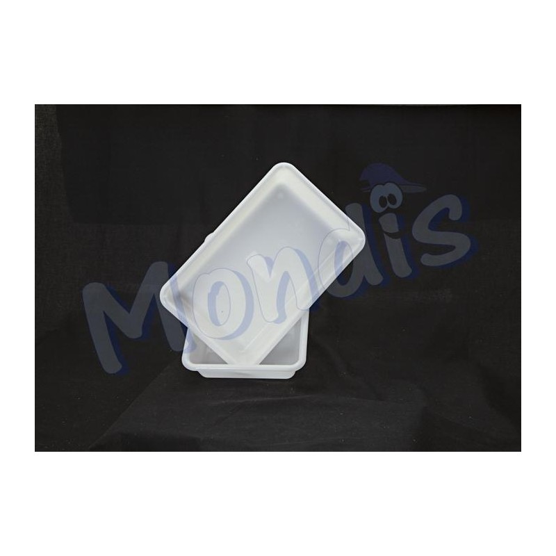 Cubeta rectangular blanca Dicaproduct CUB010