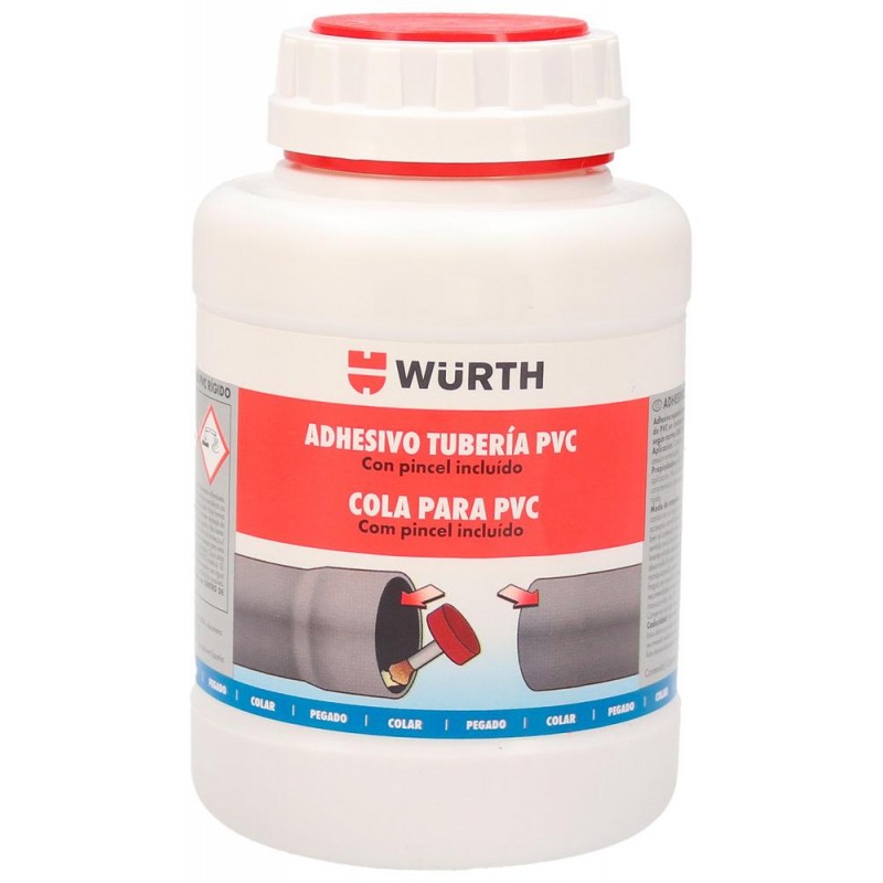 Bote Adhesivo PVC Würth 500 ml 