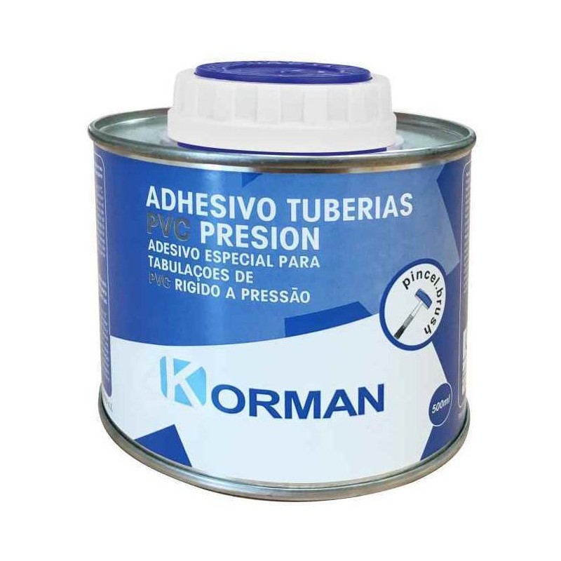 Bote Adhesivo PVC Presion Korman 500 ml 