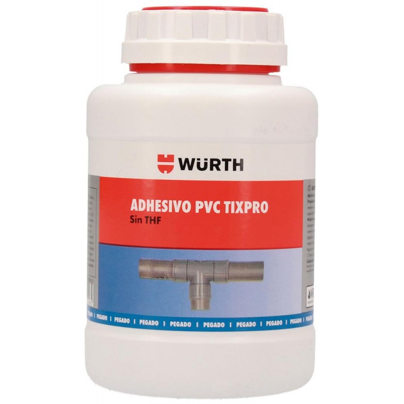 Bote Adhesivo PVC Presión Würth Tixpro 500 ml 