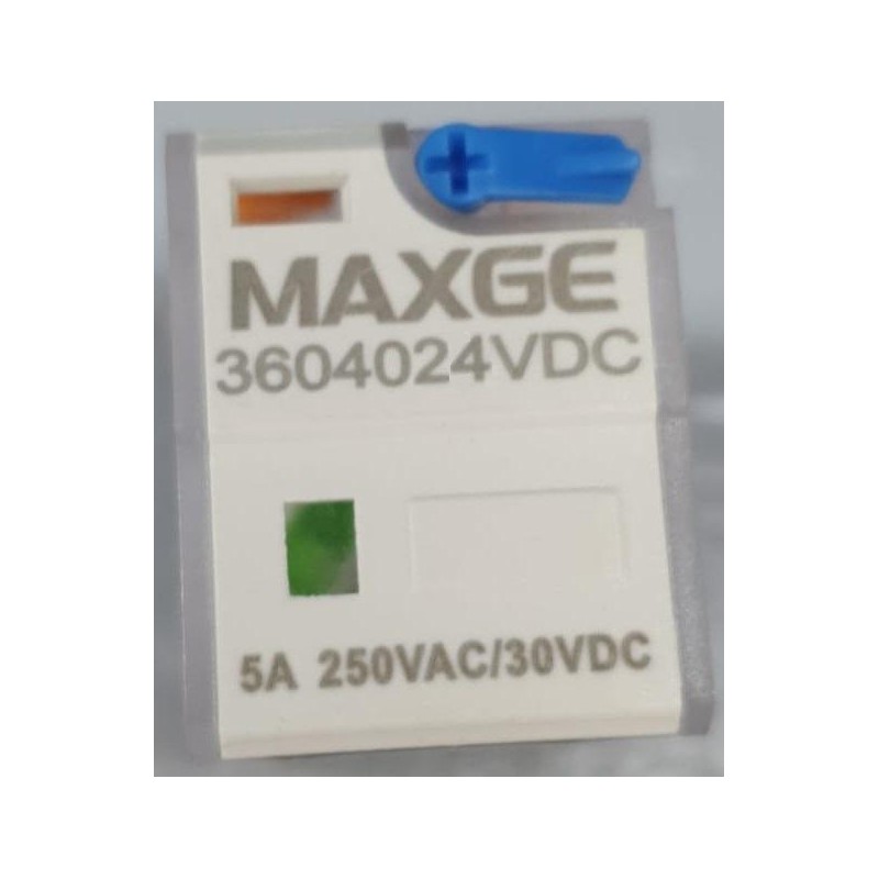 Relé Miniatura Maxge 4NOC 24V DC