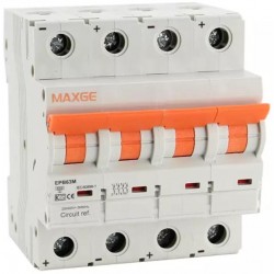 Magnetotérmico Maxge EPBE63M 4P 16A