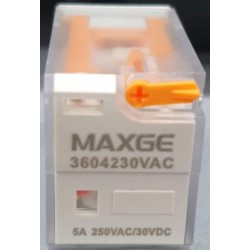 Relé Miniatura Maxge 4NOC 230V AC