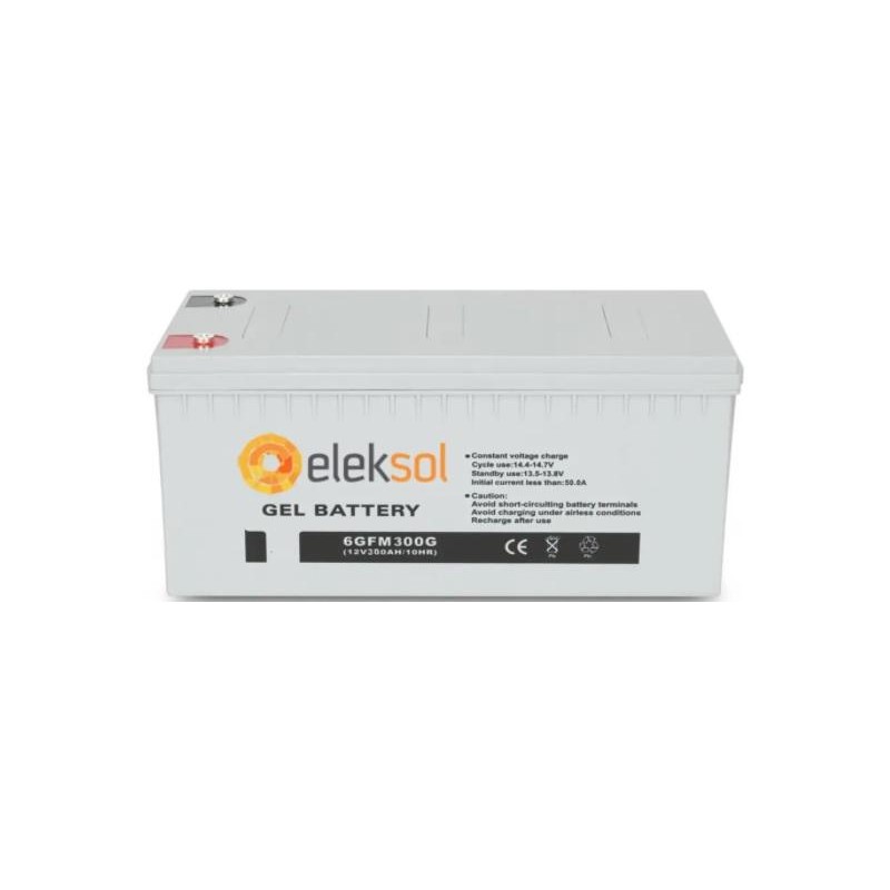 Batería Solar Eleksol Gel 6GFM300G - 12V 300Ah